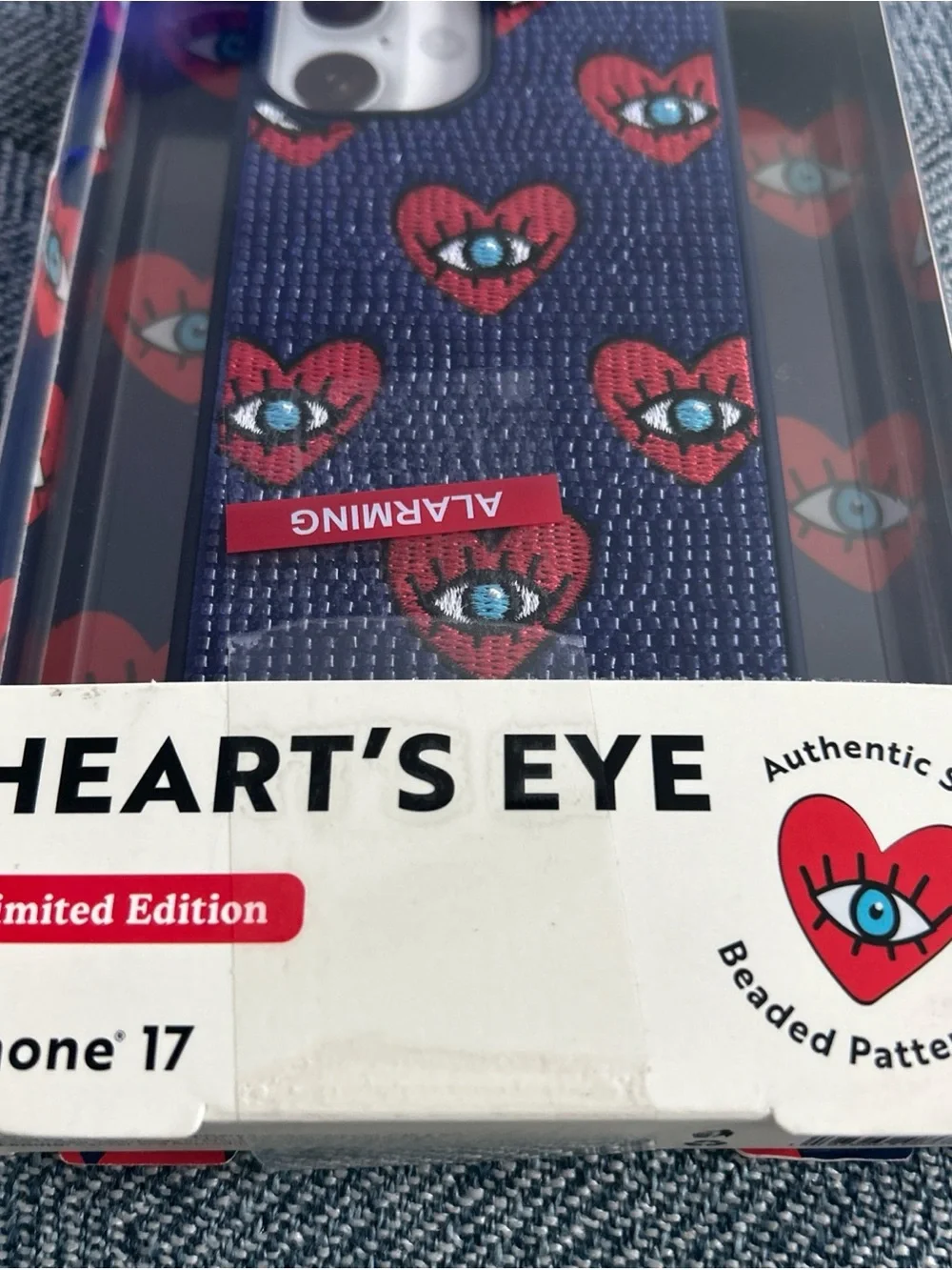 MVMT iPhone 17 Phone Case Heart’s Eye Limited Edition Beaded Sewn NEW